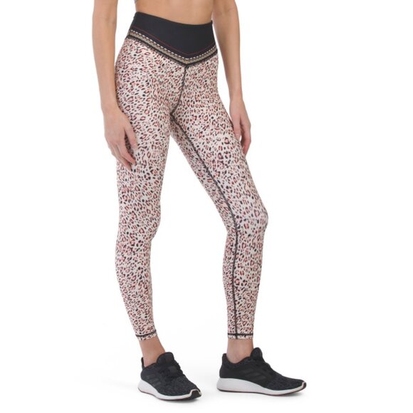 JOHNNY WAS multi V Yoke Leggings
